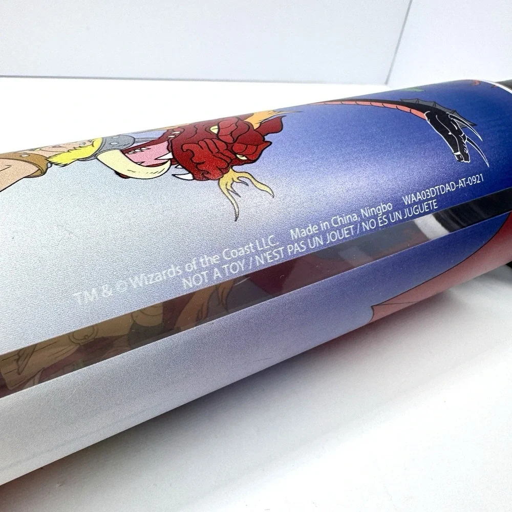 Dungeons & Dragons Cartoon Travel Tumbler Cup Straw Lid Fantasy Character‎ Art